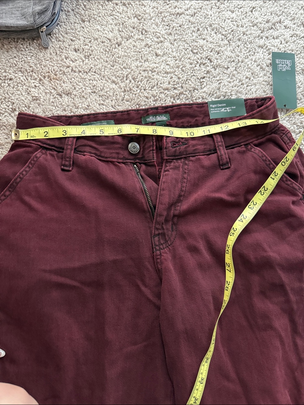 wild fable Burgundy Cargo Pants - Picture 11 of 14
